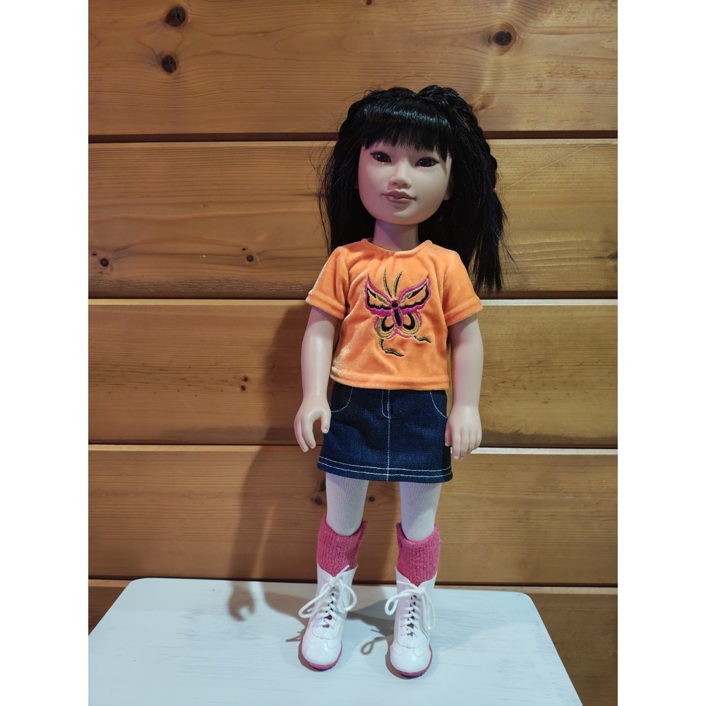 2006 Karito Kids Doll KidsGive Wan Ling Asian 20" W/ Outfit Ethnic Rare HTF